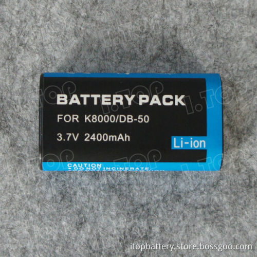 2014 Hot Selling 3.7V 2400mah camera battery for kodak k8000 battery